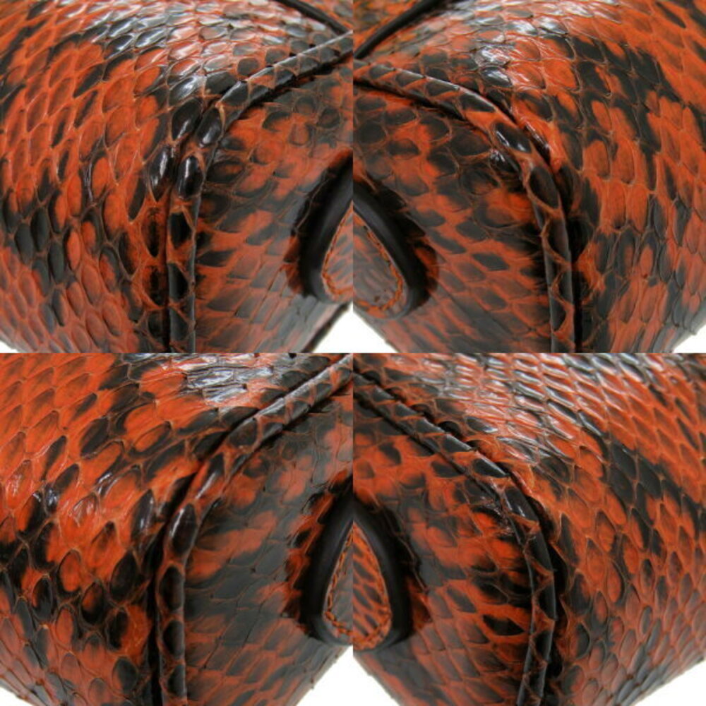 Gucci Ophidia Python Orange Shoulder Bag - image 4